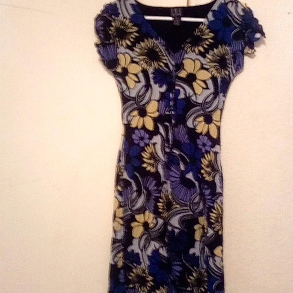 Women's dress with slip attached